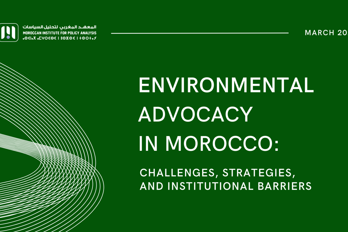 Environmental Advocacy in Morocco : Challenges, Strategies, and Institutional Barriers – Report