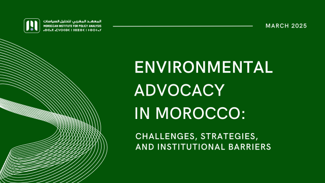 Environmental Advocacy in Morocco : Challenges, Strategies, and Institutional Barriers – Report