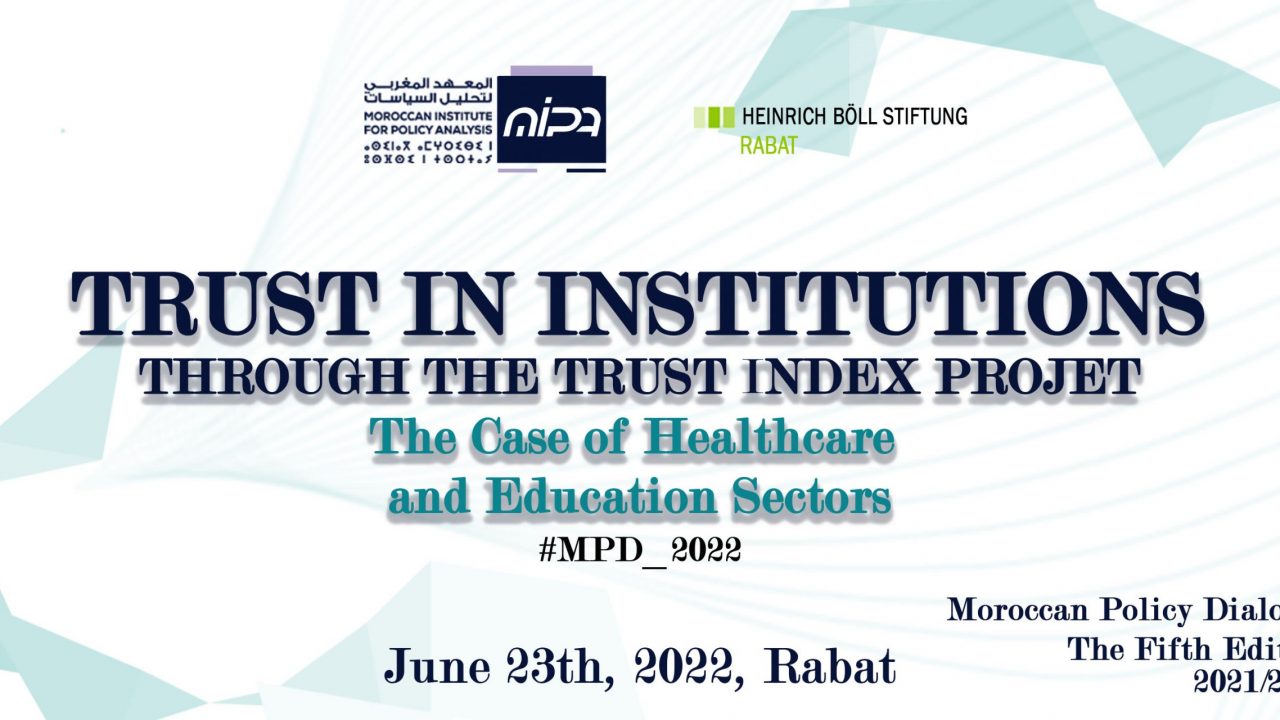 Trust in Institutions through the Trust Index Project: The Case of Healthcare and Education Sectors