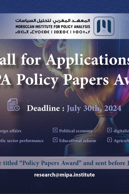 Call for Applications: MIPA Policy Papers Award