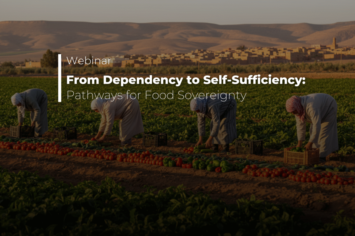 Webinar: From Dependency to Self-Sufficiency: Pathways for Food Sovereignty